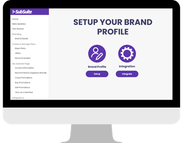 Create your SubSuite brand profile