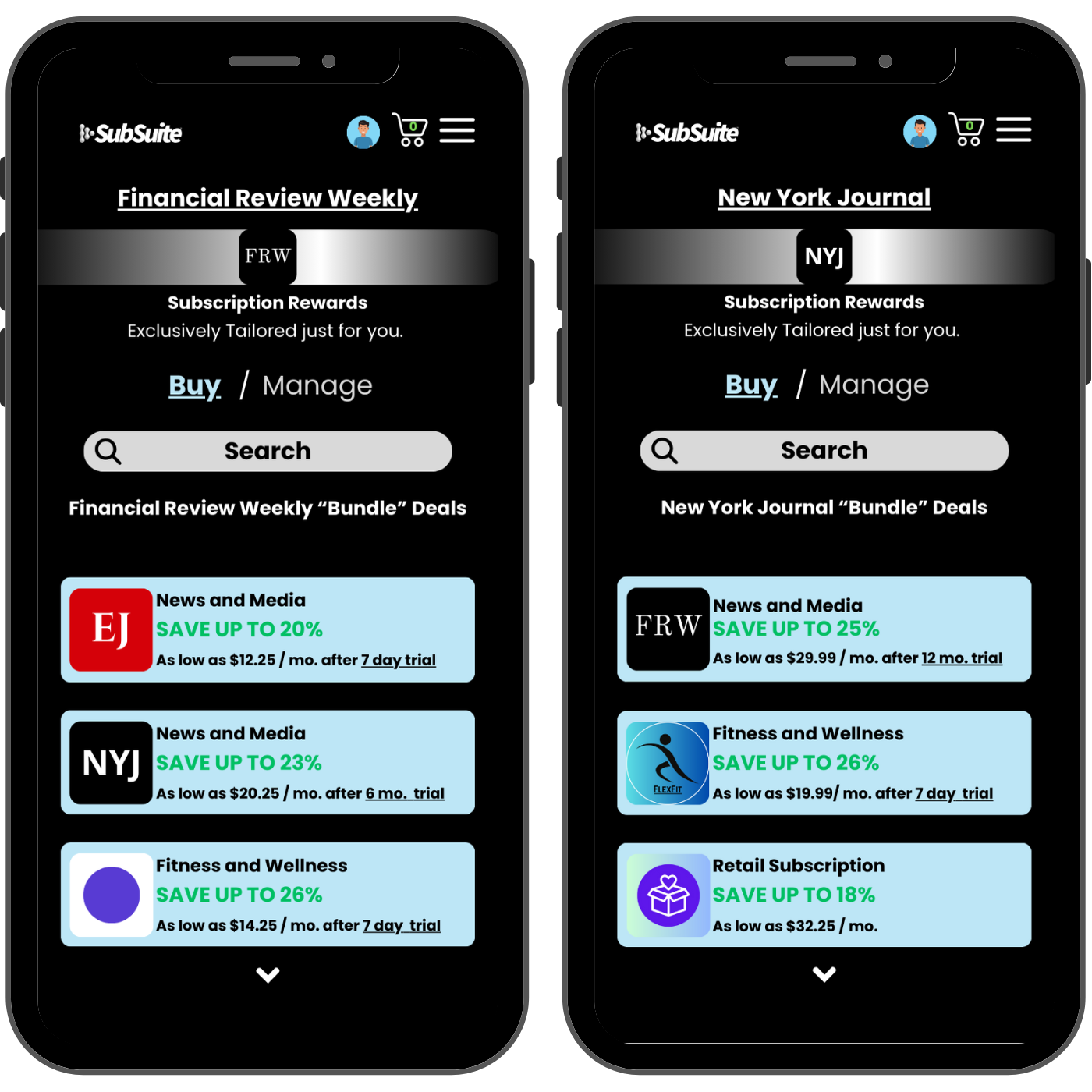 Mutually acquire subscribers from combined subscriber base